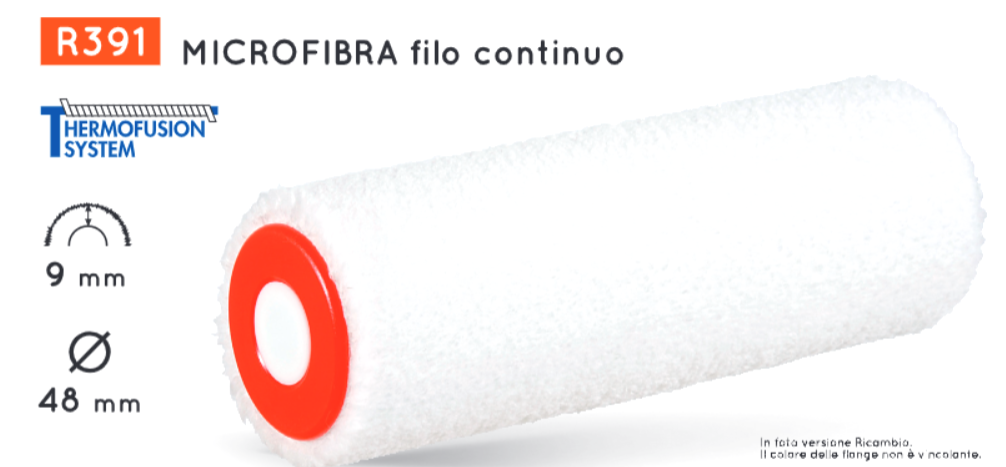 RULLO MICROFIBRA FILO CONTINUO  - MITO CINQUESTELLE - mm. 200/48 - B/9 mm MP7