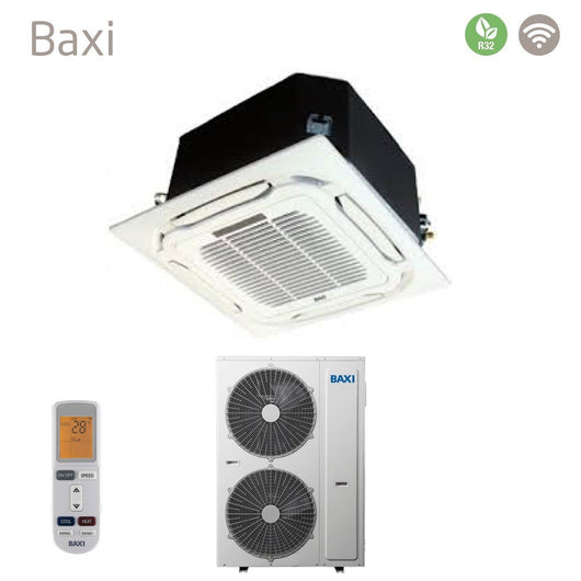 Climatizzatore Condizionatore Baxi Inverter a Cassetta  60000 Btu RZGBK160 Trifase R-32 Wi-Fi Optional con Telecomando e Pannello Incluso - Novità