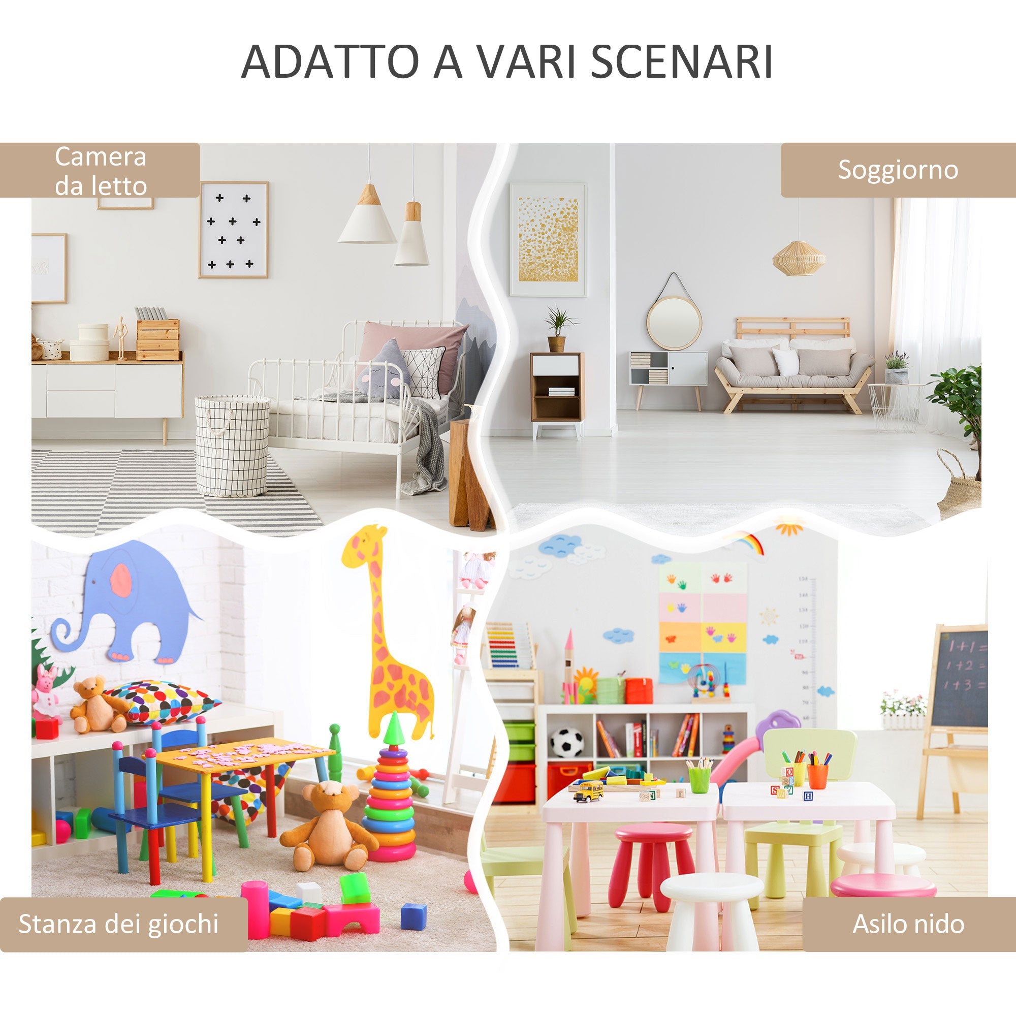 Libreria per Bambini 60x29,9x90 cm con Ripiani e 1 Cassetto in MDF Bianco