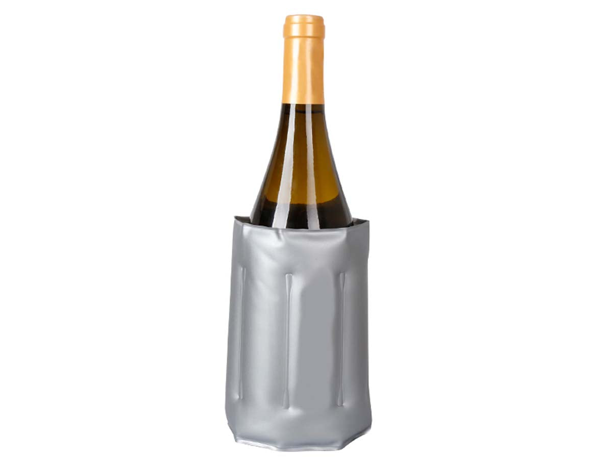 Refrigeratore Vino Borsa Secchiello Ghiaccio Pieghevole Raffredda Bottiglie Altezza 15cm