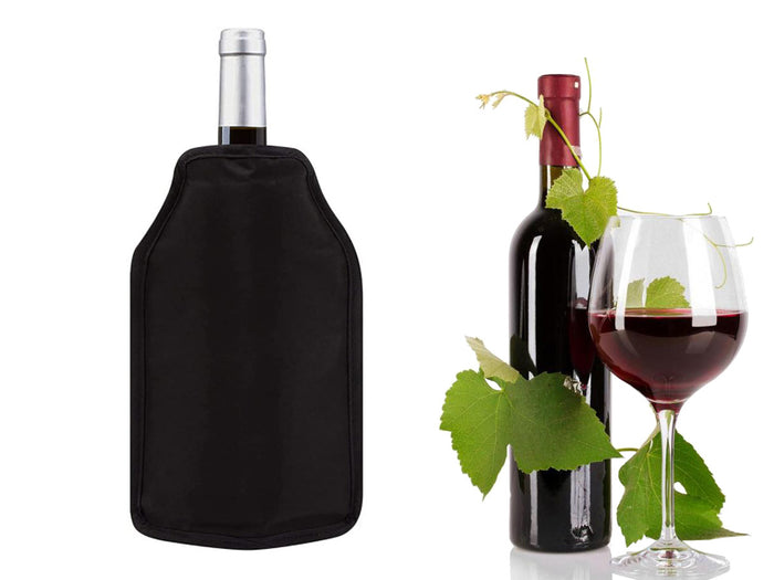 Refrigeratore Vino Borsa Secchiello Ghiaccio Pieghevole Raffredda Bottiglie Altezza 23cm