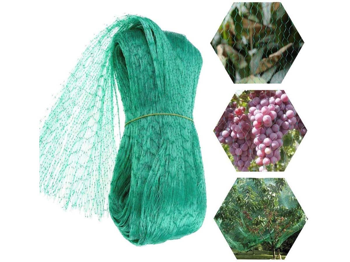 Rete Anti Uccelli 4X6m Rete da Giardino Verde Proteggere Piante Frutta Fiori Alberi