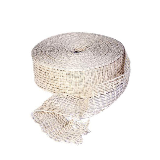 RETE ALIMENTARE ELASTICA PER CARNE E INSACCATTI COTONE E LATTICE QUADRI 10 Ø7cm L:50m 4F 018110