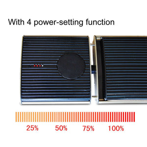 Sined Riscaldatore Ad Infrarossi Con Telecomando Da 1000w Con Altoparlanti Bluetooth Nero