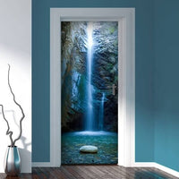 Decorazione per Porta Autoadesiva Facile da Applicare 210x83 cm Door Cover Lagoon