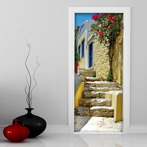 Decorazione per Porta Autoadesiva Facile da Applicare 210x83 cm Door Cover Summer