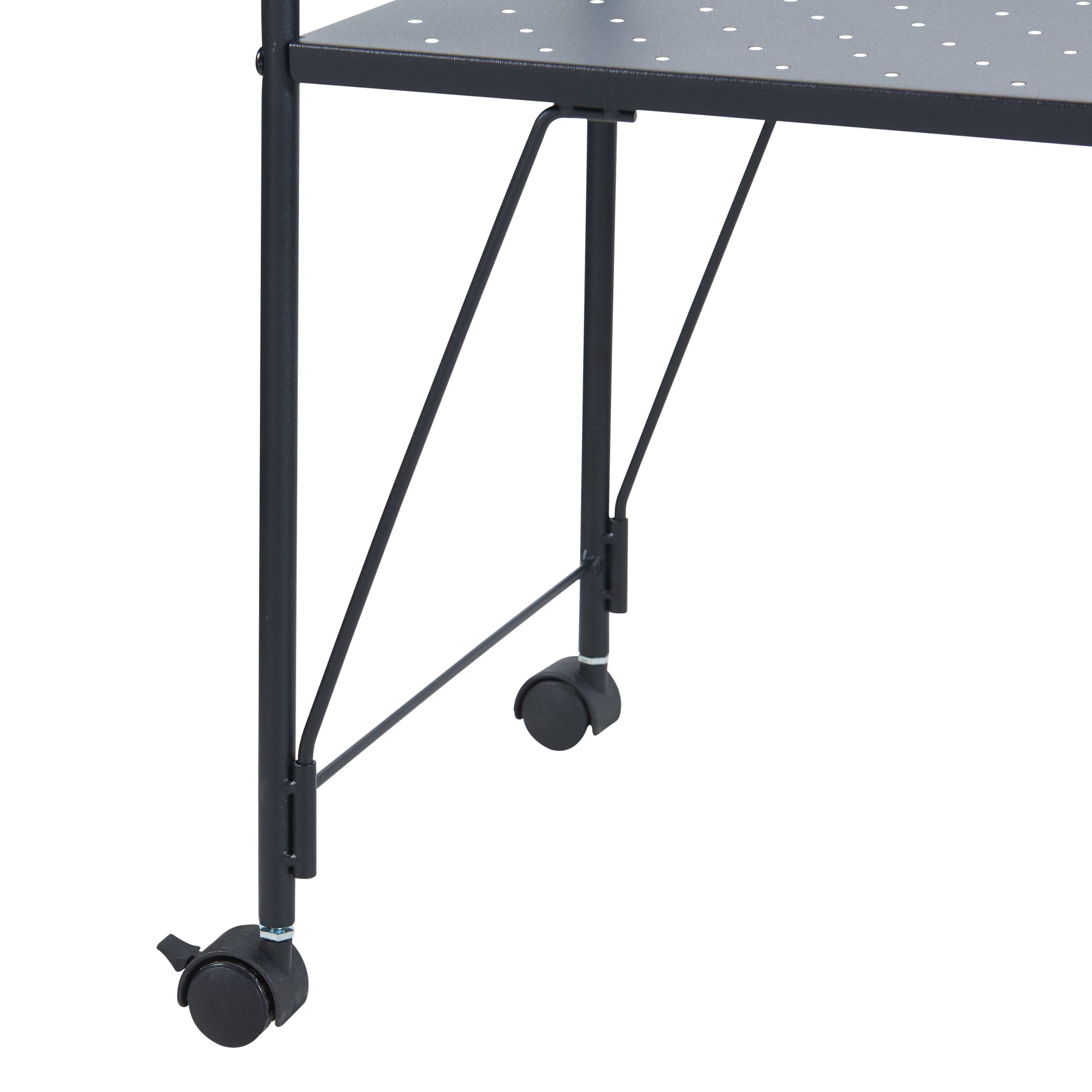 Carrello di Servizio Austrheim 73 x 50 x 33 cm Nero [en.casa]