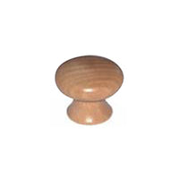 Pomolo in legno - Ì÷ 31 mm. - noce chiaro