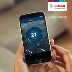 Termostato touch caldaia condensazione bianco bosch ct 200