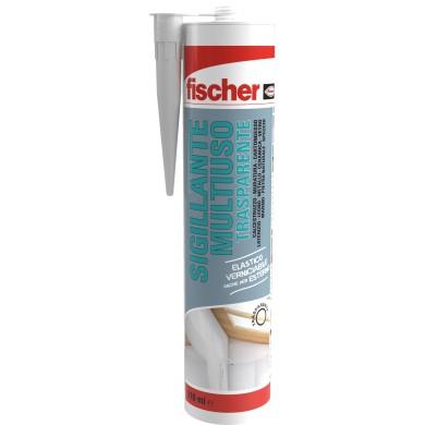 SA FLEX TRASPARENTE - FISCHER 563842 - Sigillante acrilico trasparente, multiuso e flessibile