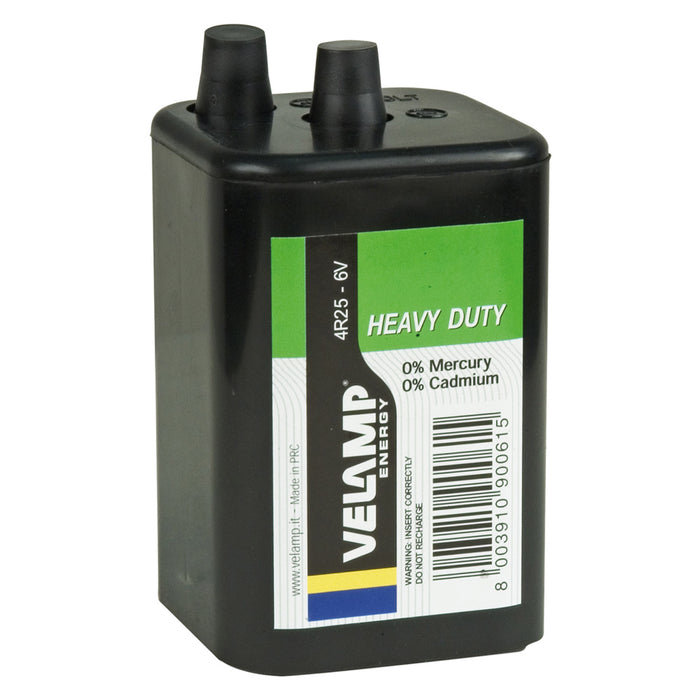 BATTERIA 6 V VELAMP 6 PZ