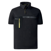 POLO 'LIBRA' taglia  L - black carbon UPOWER