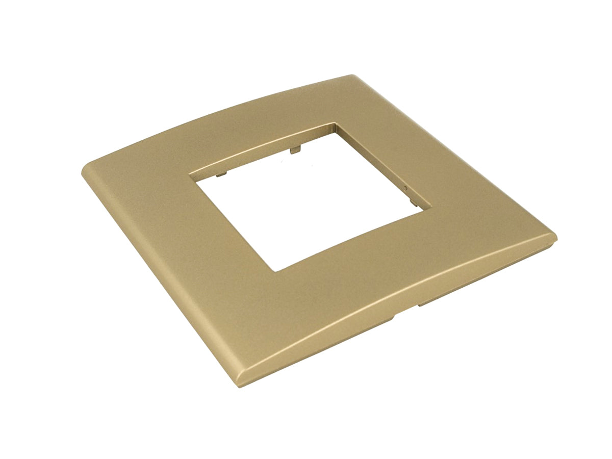 SANDASDON Placca Confort 2M Oro Compatibile Con Vimar Arke