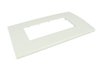 SANDASDON Placca Confort 4M Bianco Compatibile Con Con Vimar Arke