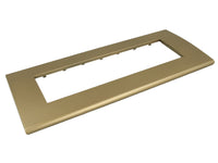 SANDASDON Placca Confort 7M Oro Compatibile Con Con Vimar Arke