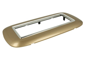 SANDASDON Placca Oval 6M Oro Compatibile Con Con Bticino Axolute