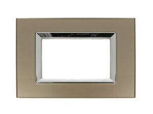 SANDASDON Placca Plexi 3M Bronzo Plexiglass Compatibile Con Bticino Living