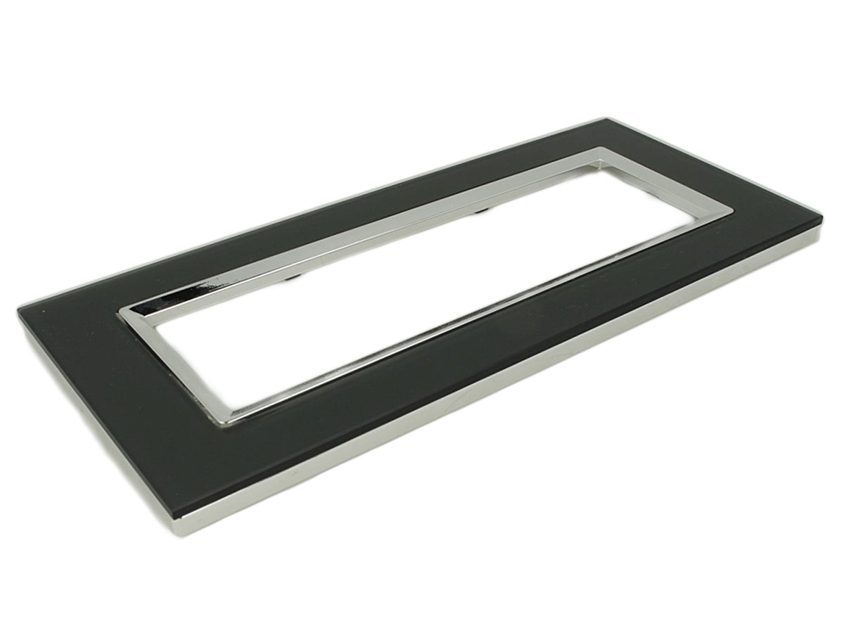 SANDASDON Placca Plexi 7M Acciaio Scuro Biancastro Plexiglass Compatibile Con Bticino Living