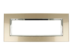 SANDASDON Placca Plexi 7M Bronzo Plexiglass Compatibile Con Bticino Living