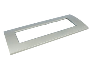 SANDASDON Placca Quadra 7M Silver Compatibile Con Con Bticino Living