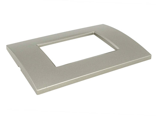 SANDASDON Placca Slim Sottile 4M Titanio Compatibile Con Bticino Living Light Air