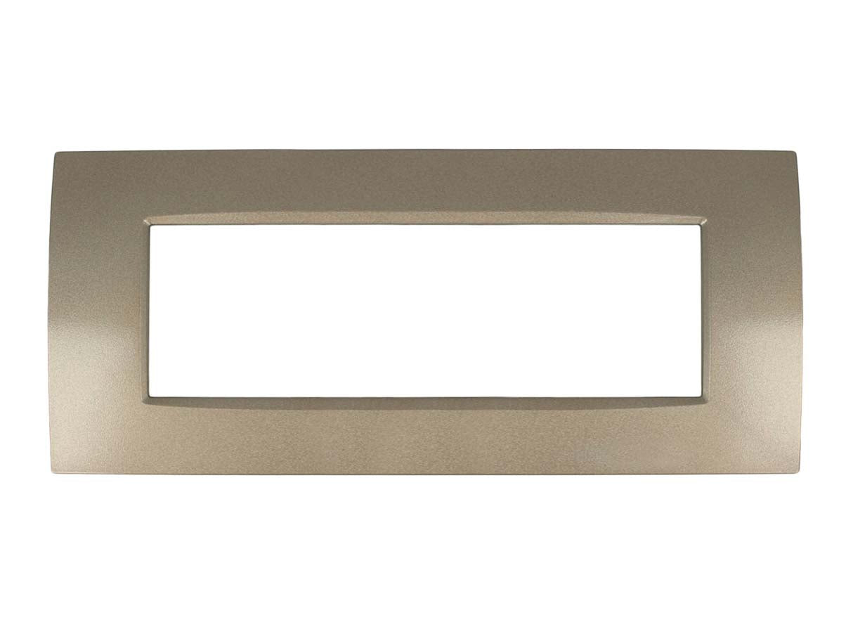 SANDASDON Placca Slim Sottile 7M Acciaio Bronzo Compatibile Con Bticino Living Light Air