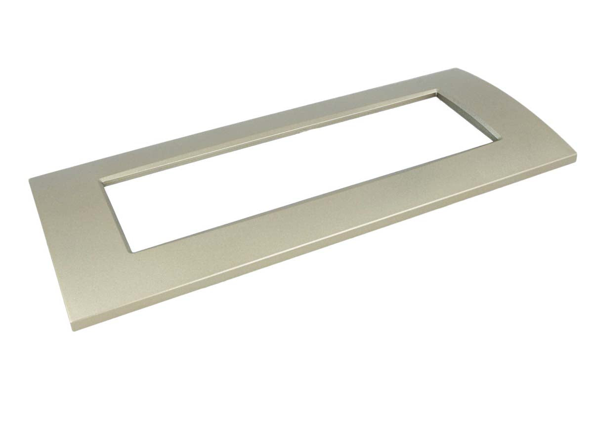 SANDASDON Placca Slim Sottile 7M Titanio Compatibile Con Bticino Living Light Air