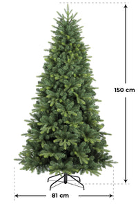 Albero di Natale Artificiale 240 cm 1612 Rami Verde