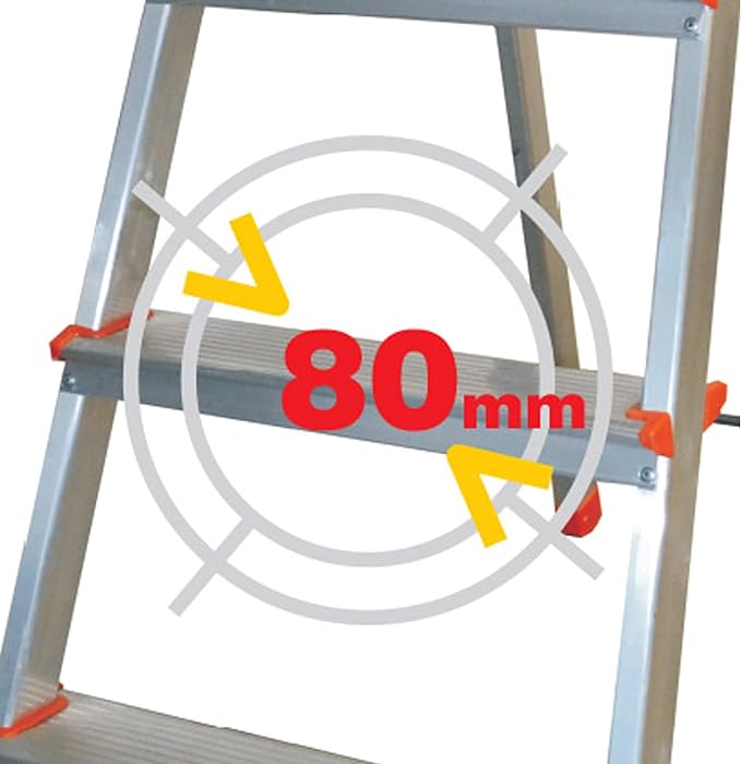 SCALA IN ALLUMINIO STELLA BASIC 6 GRADINI - MARCHETTI