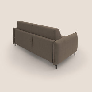 Divano Letto 2 Posti 175x95x96 cm in Tessuto Marrone