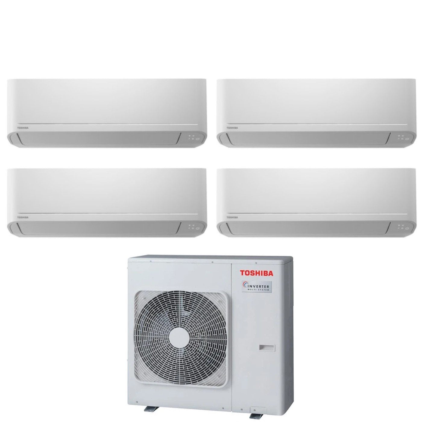 Climatizzatore Condizionatore Toshiba Quadri Split Inverter serie SEIYA 7+7+7+13 (7+7+7+12) RAS-4M27U2AVG-E R-32 Wi-Fi Optional 7000+7000+7000+13000 (7000+7000+7000+12000)