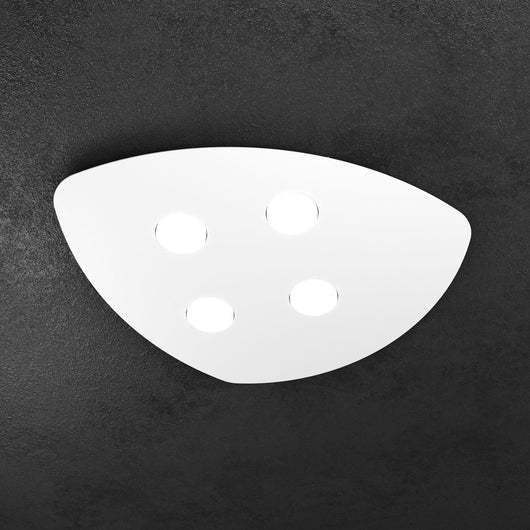 SHAPE APPLIQUE-PLAFONIERA 4 LUCI BIANCO 1143-4-BI