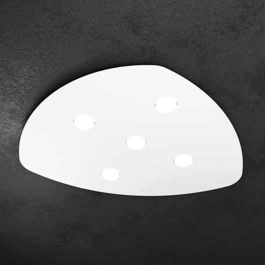 SHAPE APPLIQUE-PLAFONIERA 5 LUCI BIANCO 1143-5-BI