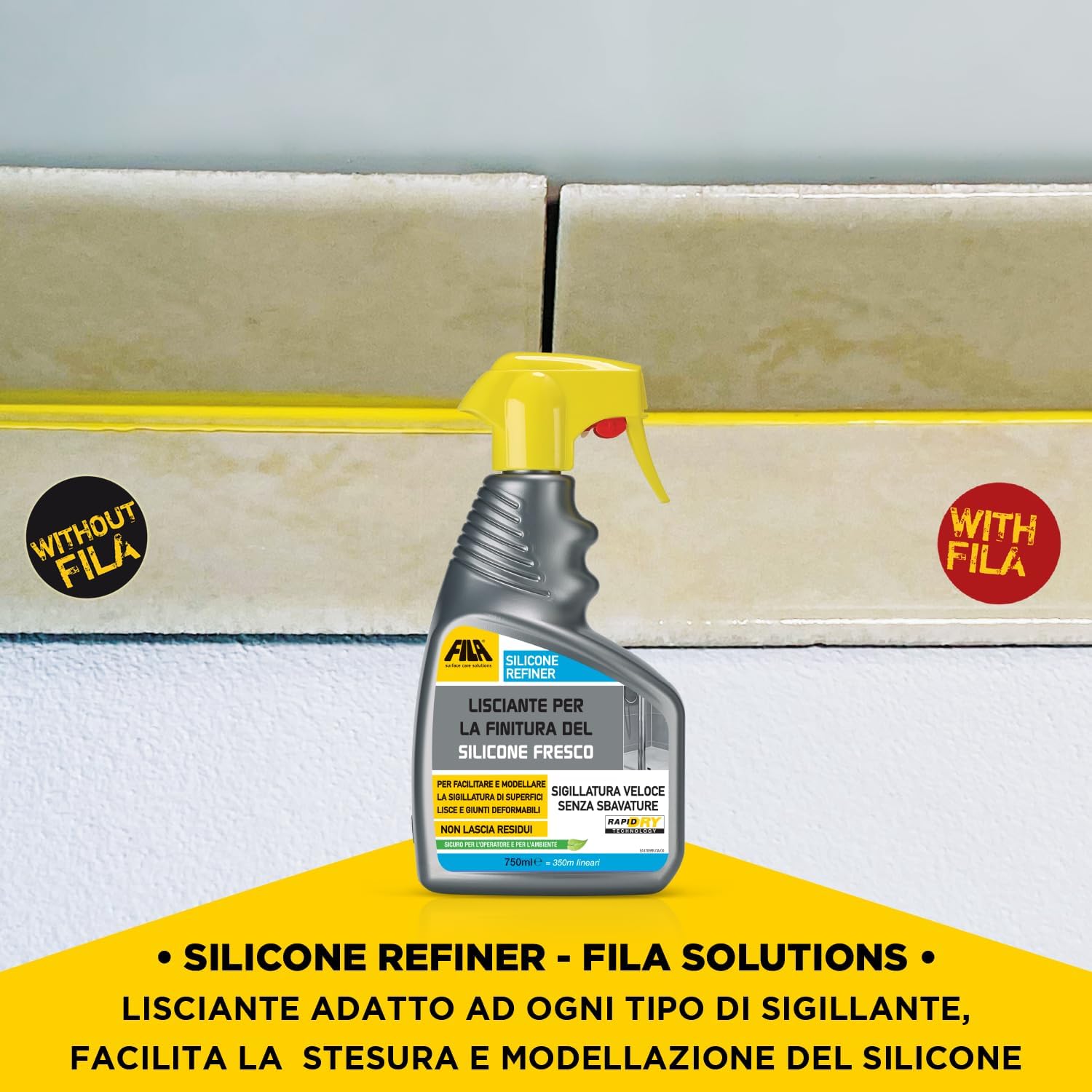 Silicone Refiner Ml. 750 Lisciante Per La Finitura Del Silicone Fresco