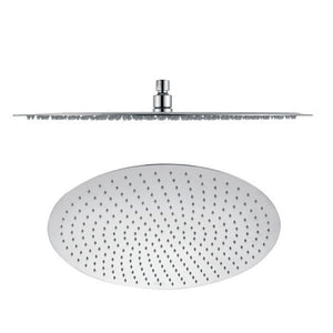 Soffione doccia tondo acciaio inox 2 mm spessore effetto pioggia varie misure bagno *** misure diam. 500x2 mm 288 uge...