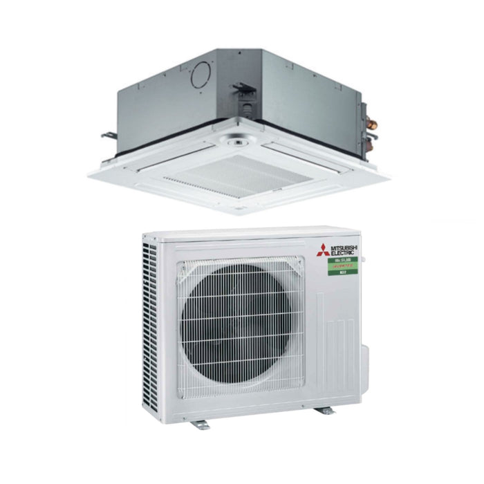 Climatizzatore Condizionatore Mitsubishi Electric Inverter Cassetta 18000 Btu SLZ-M50FA R-32 Wi-Fi Optional con Telecomando e Griglia Incluso