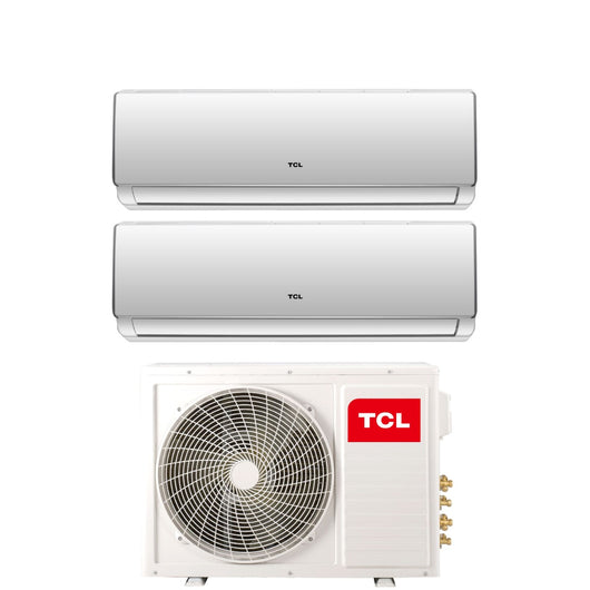 Climatizzatore Condizionatore TCL Dual Split Inverter serie ELITE F2 18+18 con MT2730 R-32 Wi-Fi Integrato 18000+18000