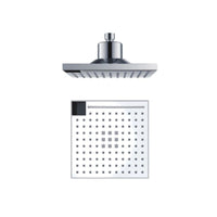 Soffione Doccia 22x22 cm con LED per Controlla Temperatura Acqua Sined  Grigio