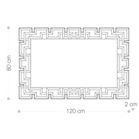 Greta Specchio da Parete Rettangolare 120x80