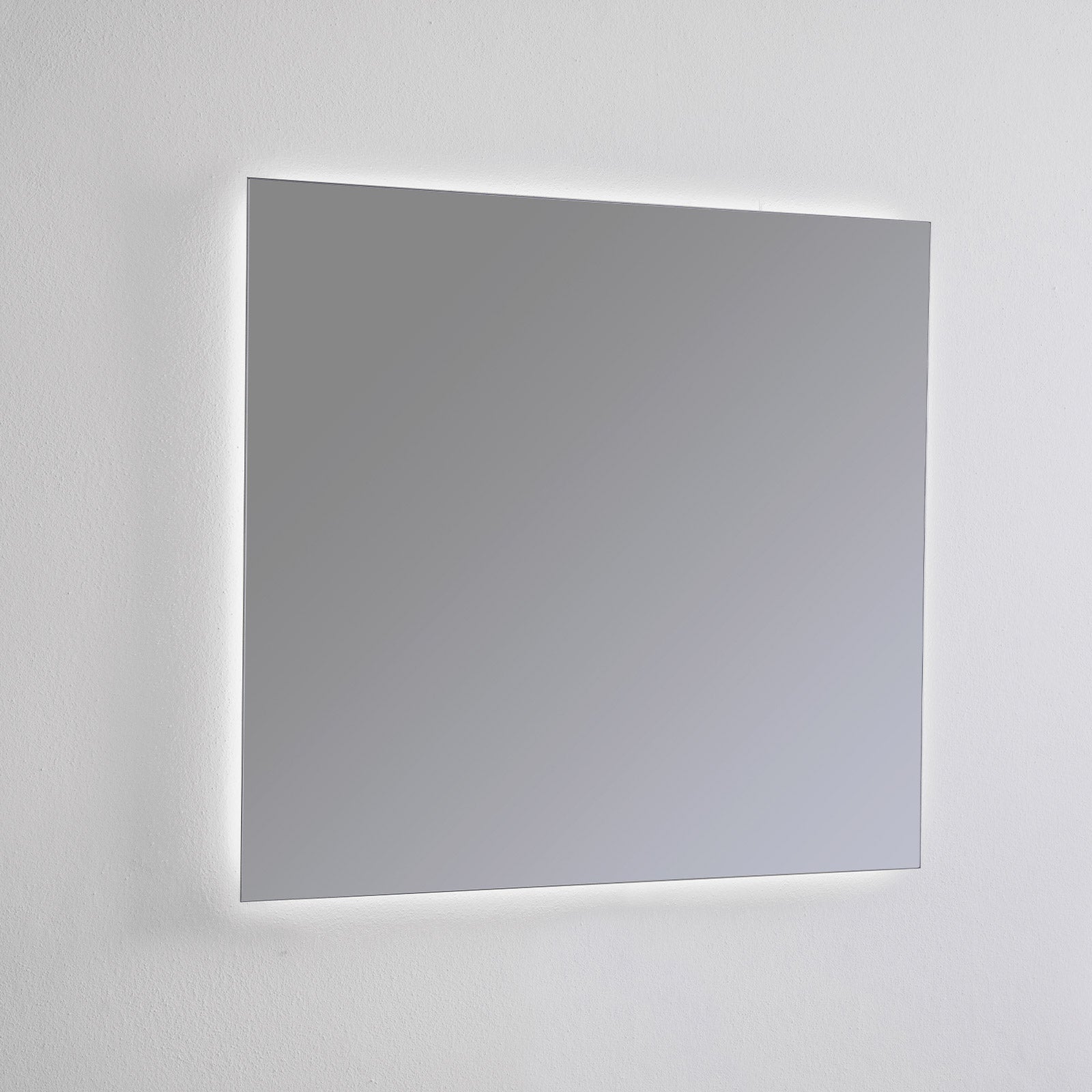 Specchio rettangolare da parete, specchiera con LED, Foxydry 70x75 cm