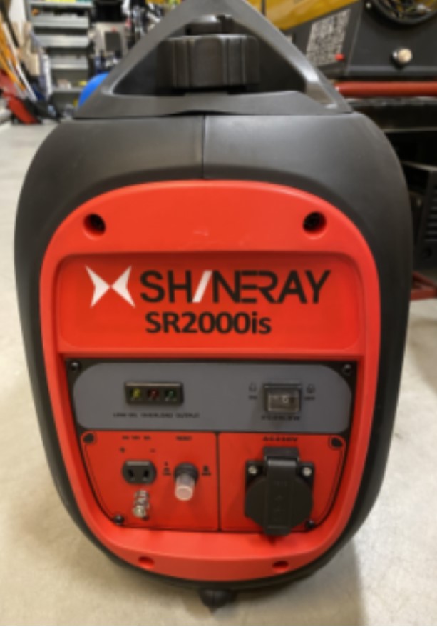 Generatore inverter silenziato a benzina SR2000is con avviamento a strappo 2.0 Kw - 3.5L