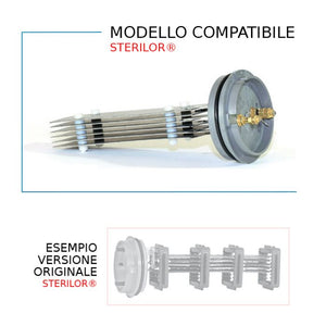 Cella Elettrolitica Compatibile Per Sterilizzatore A Sale Sterilor Ak/aks 250, Enduro Sc35 E Iph 250