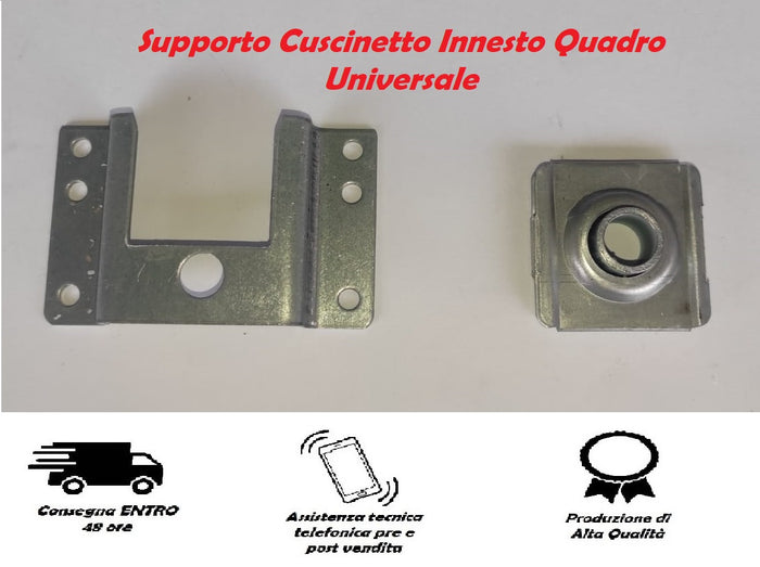 Supporto Cuscinetto Tapparelle Innesto Quadro in Kit