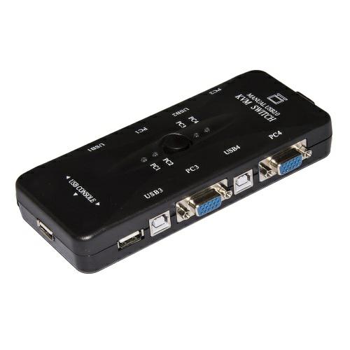 SWITCH LINK KVM X 4PC USB/VGA CON 1MOUSE 1TASTIERA USB E 1MONIT.