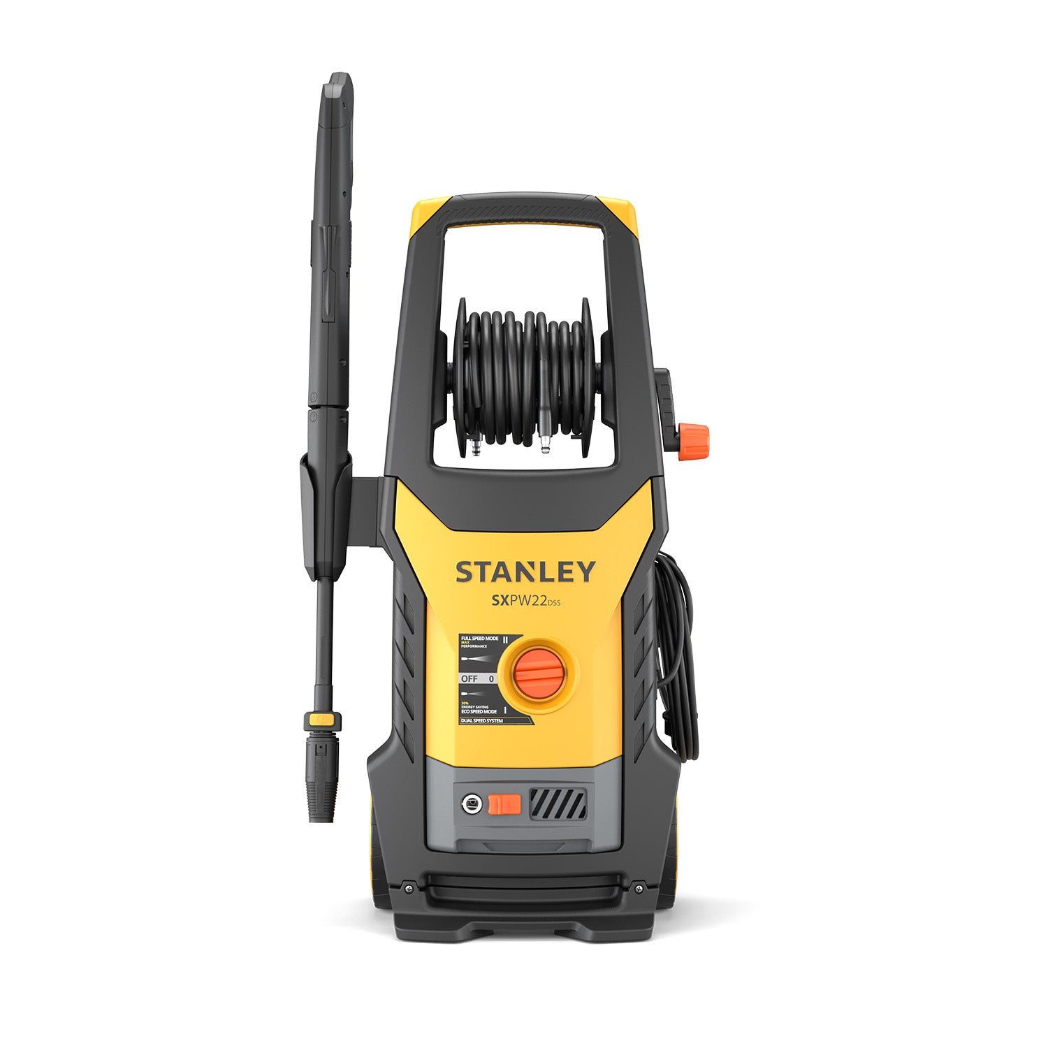 Stanley Idropulitrice ad Alta Pressione SXPW22DSS con Doppia Velocità (2200 W, 160 bar, 460 l/h)