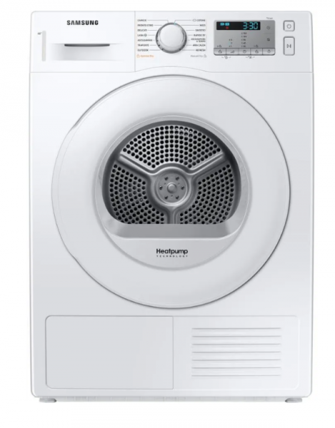 Samsung dv90ta040th/et asciugatrice 9 kg classe a++ con pompa di calore crystal ecodry serie 5000t