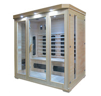 Sauna infrarossi, 4 posti full optional 175x135x190cm Relpunt Sumonna