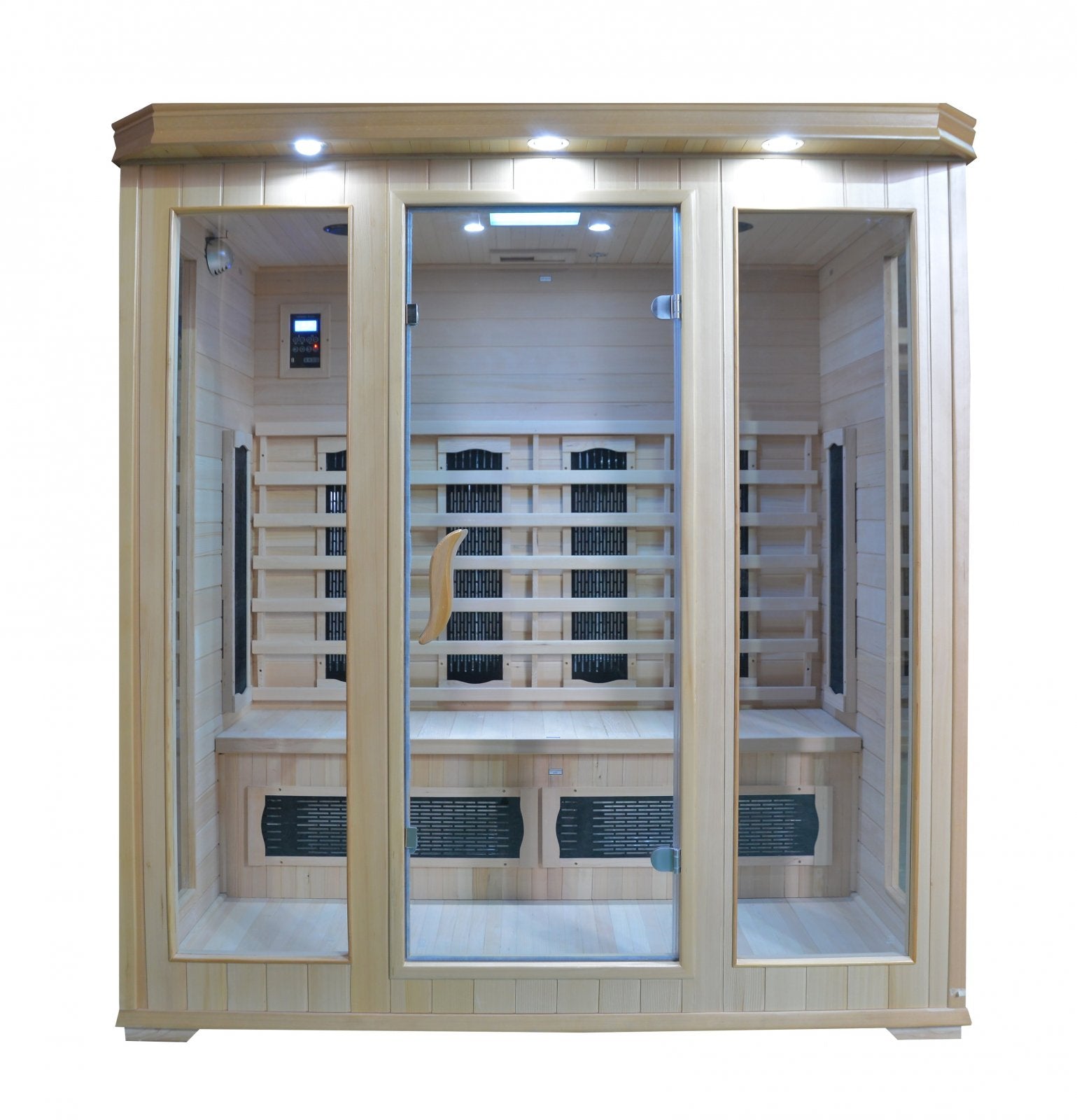 Sauna infrarossi, 4 posti full optional 175x135x190cm Relpunt Sumonna