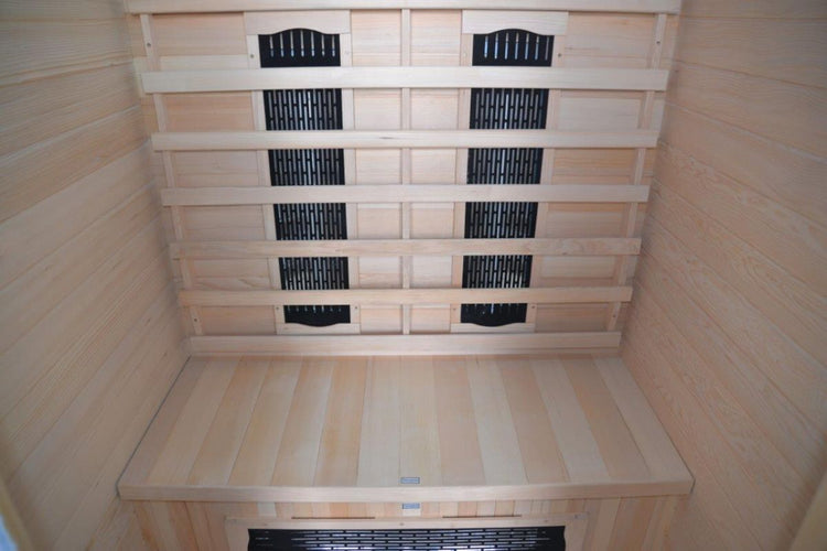 Sauna infrarossi due posti 120x120x190cm Relpunt Crocheduo