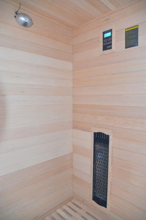 Sauna infrarossi quadrata, 4 posti full optioal 150x150x190cm Replut Dobrry